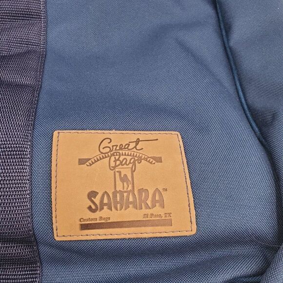 Atlanta Braves Garment Bag Folding Blue Embroidered Custom Sahara Never Used - Picture 11 of 12